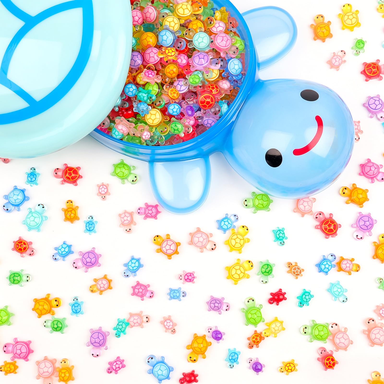 Miniature resin turtle decoration
