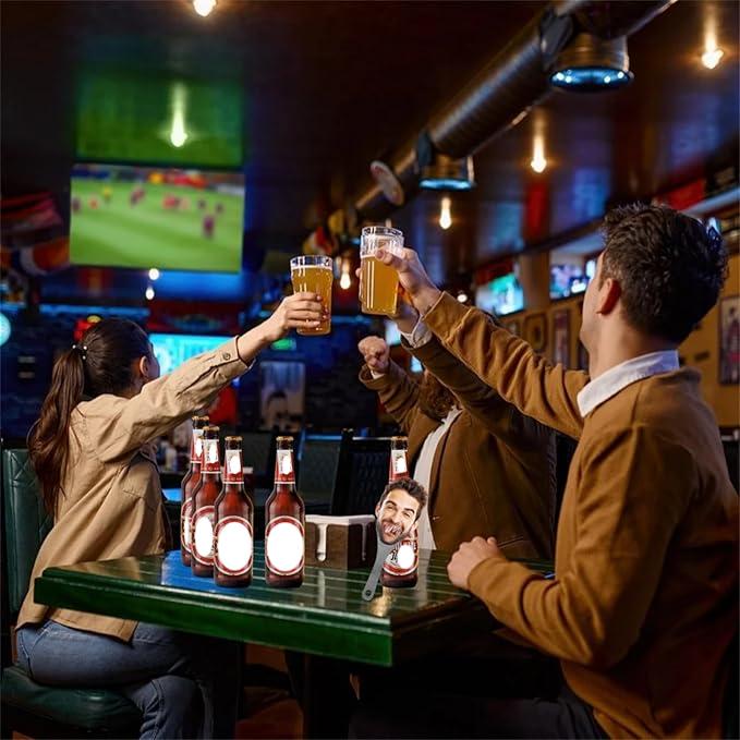 😂Custom Face Photo Bottle Opener Funny Gifts