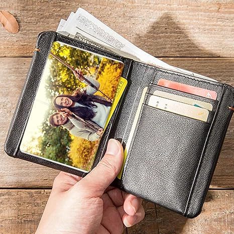 👍Personalized Picture/Text Wallet Metal Card💖