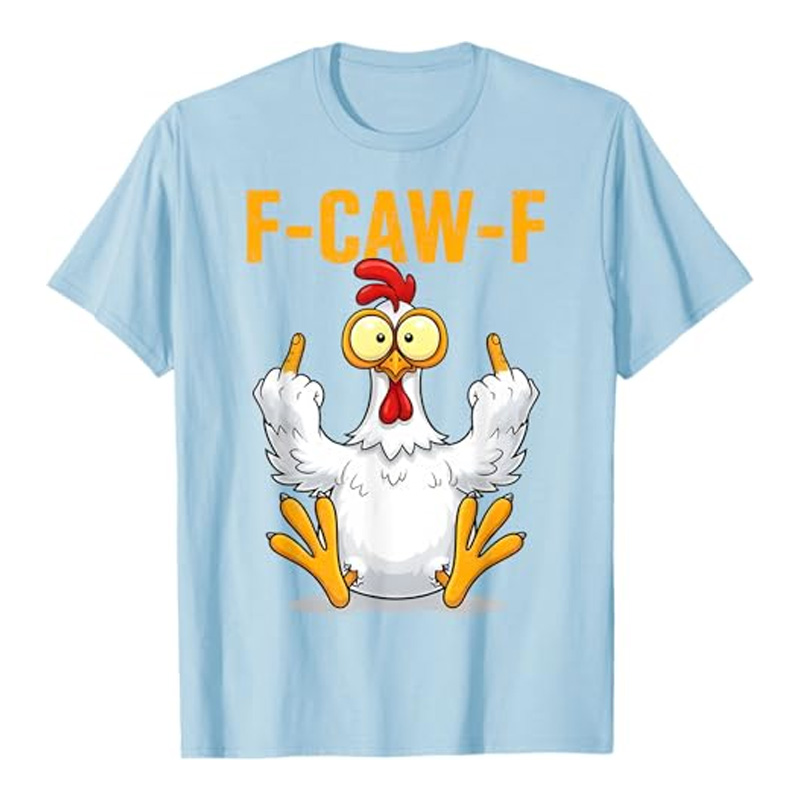 Crew neck combed cotton T-shirt