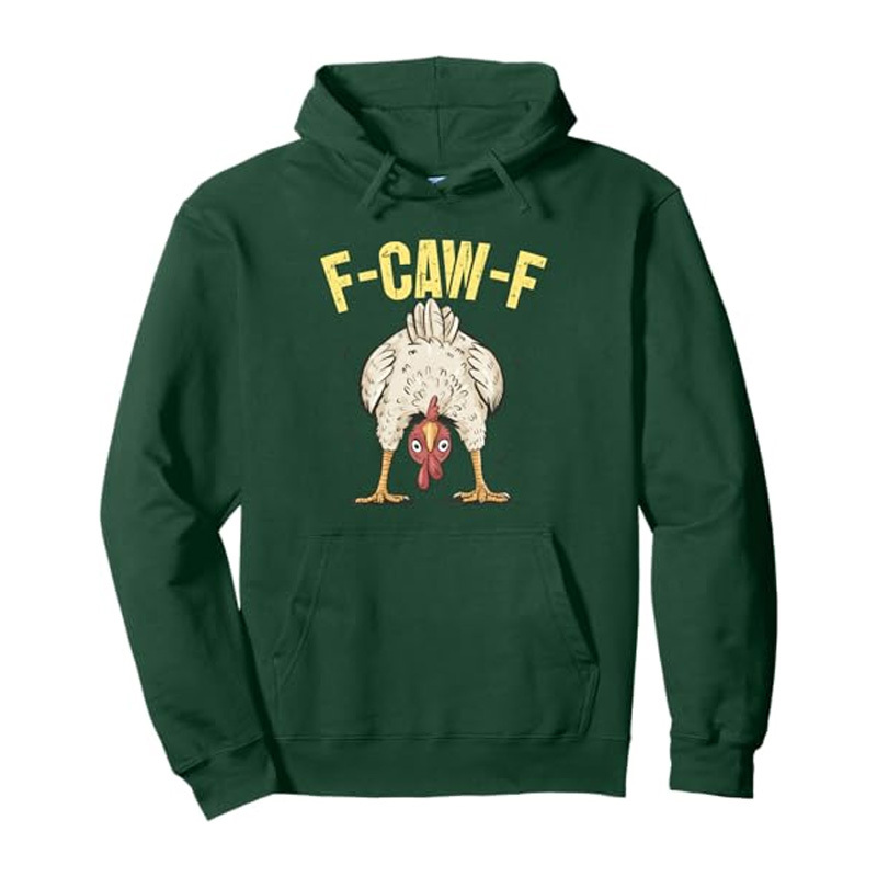 Cotton rooster print sweatshirt