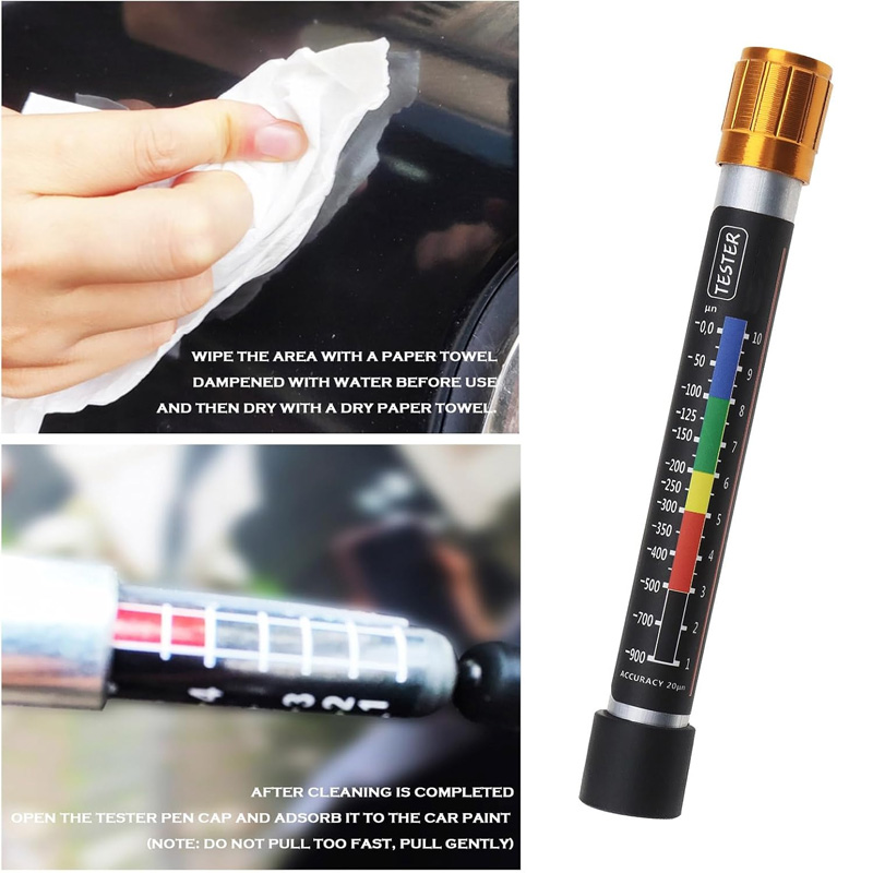 Automotive coating thickness test pen