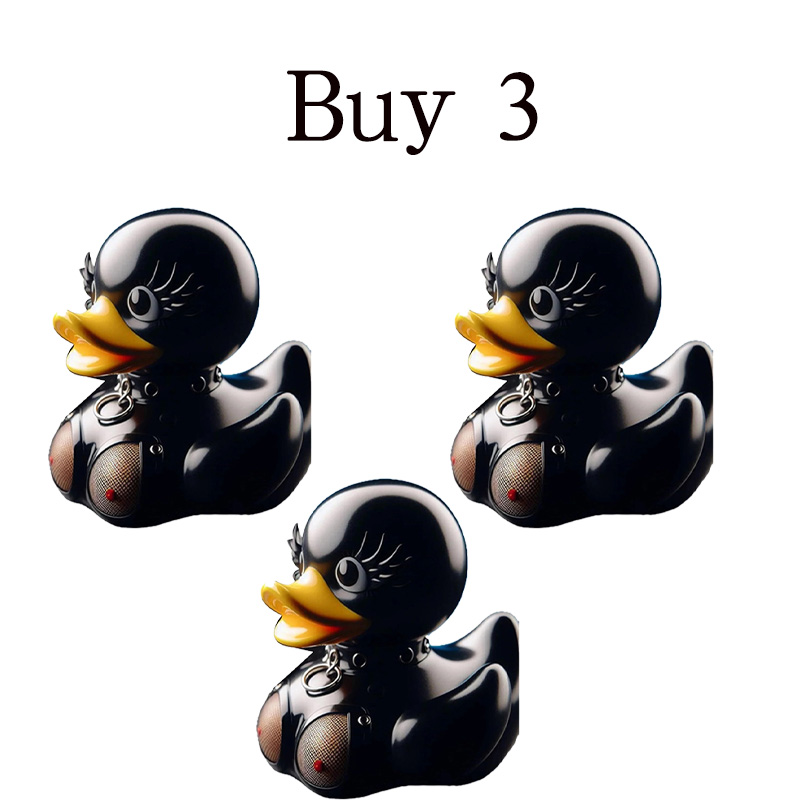 Cool Black Trendy Duck