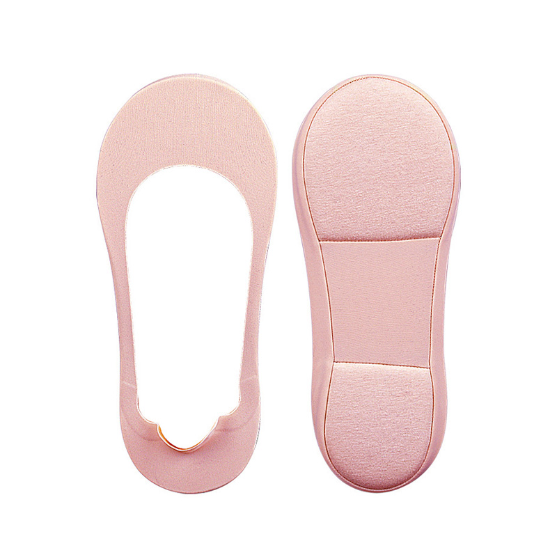 Ice silk sponge pad invisible boat socks