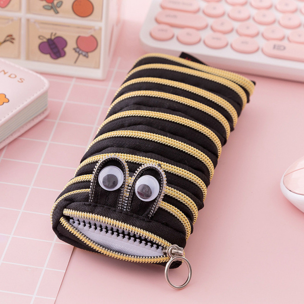 Creative Caterpillar Zipper Pencil Case