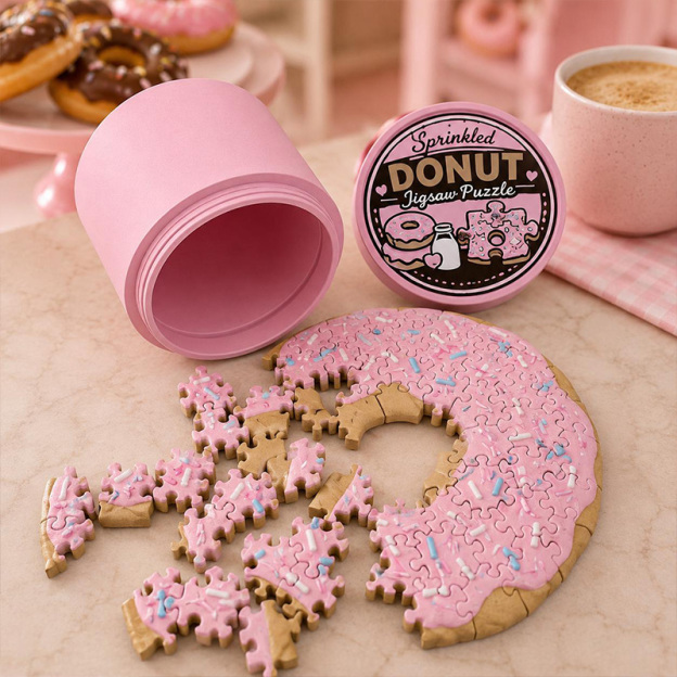 Cookie puzzle building blocks