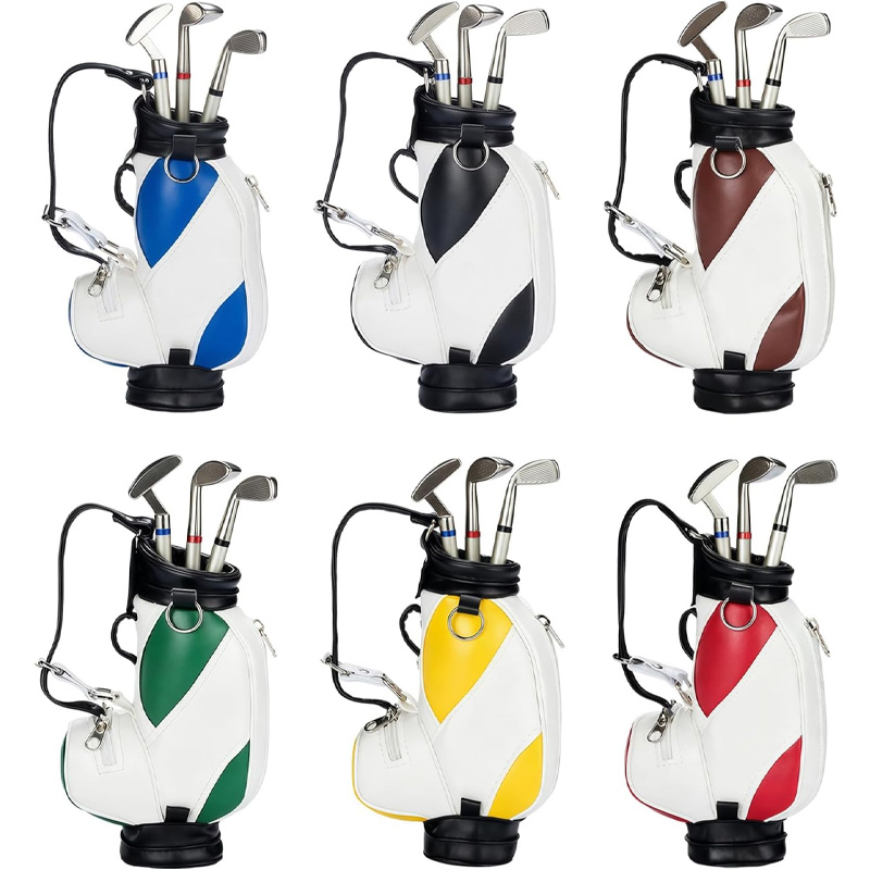 Mini golf bag pen set