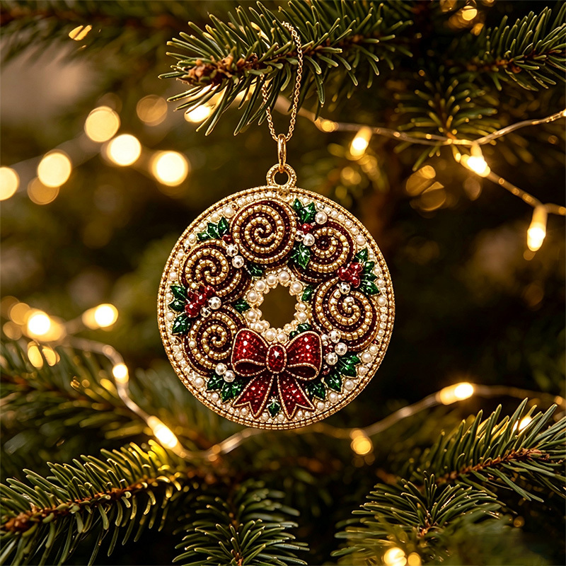 Christmas Diamond Painting Ornament Set