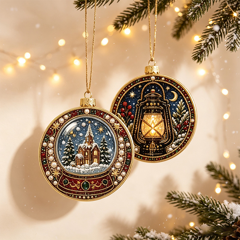 DIY Diamond Painting Christmas Decoration Set
