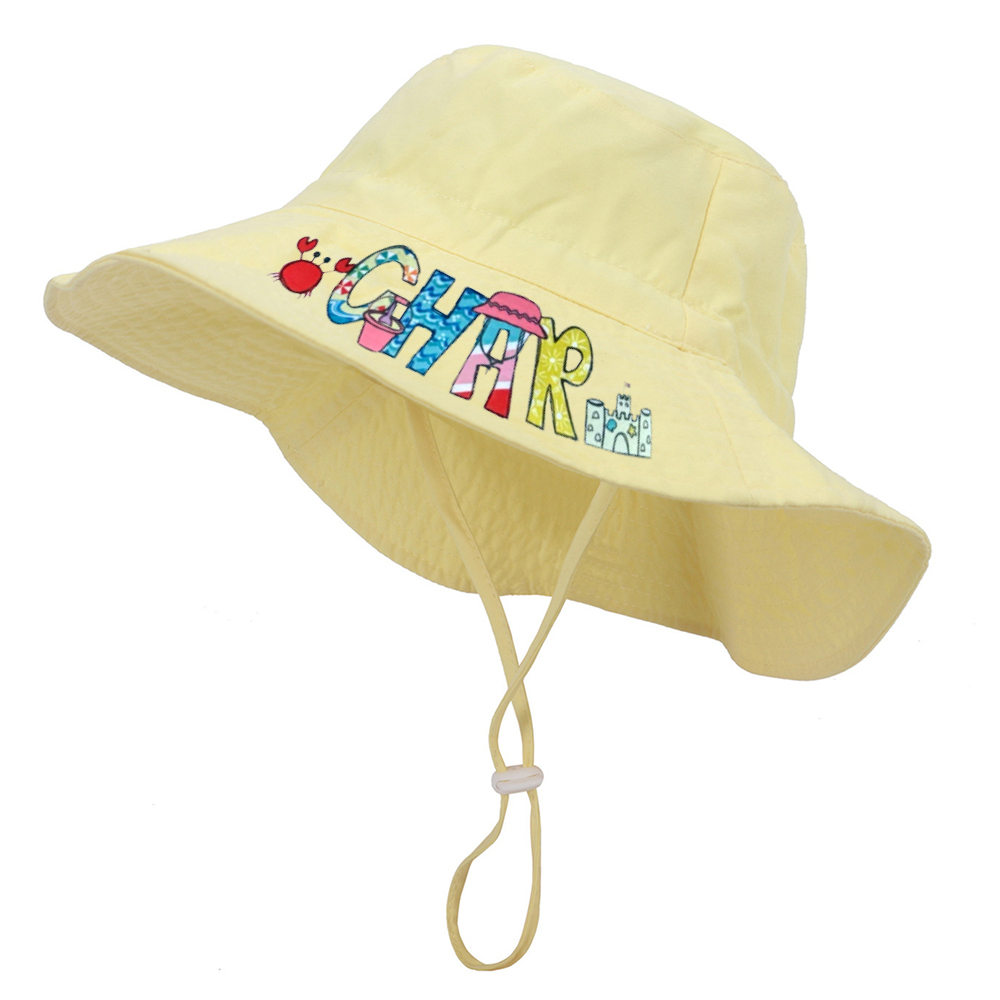 Personalized cute summer sun protection bucket hat