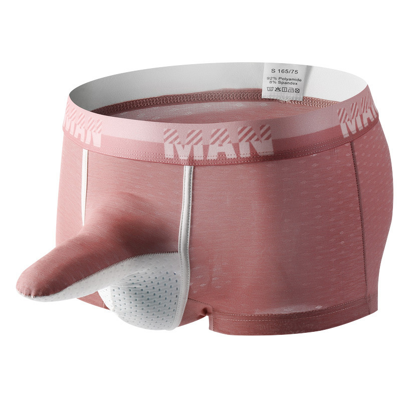 Men's breathable ice silk underwear