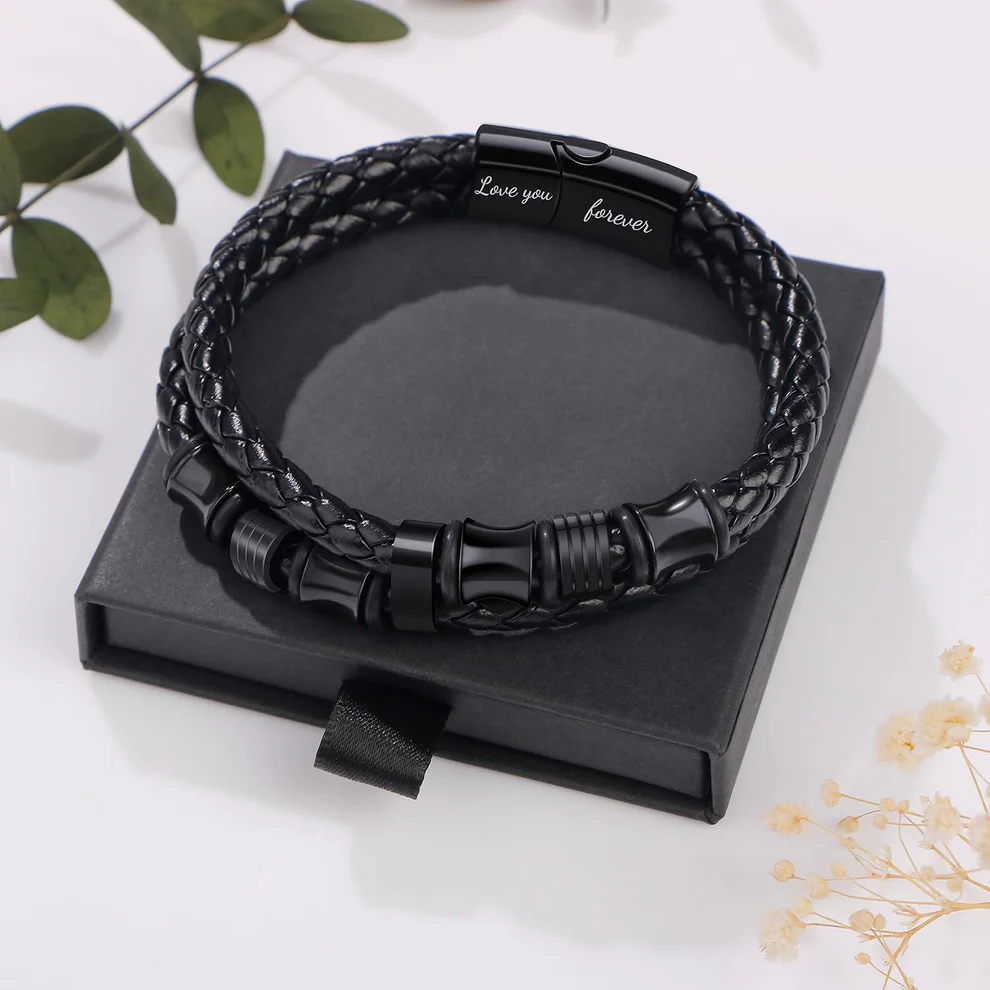 "Love You Forever" Custom Husband Bracelet