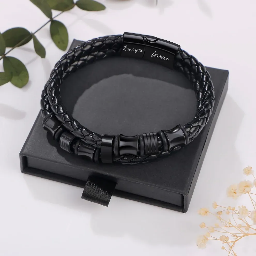 "Love You Forever" Custom Husband Bracelet