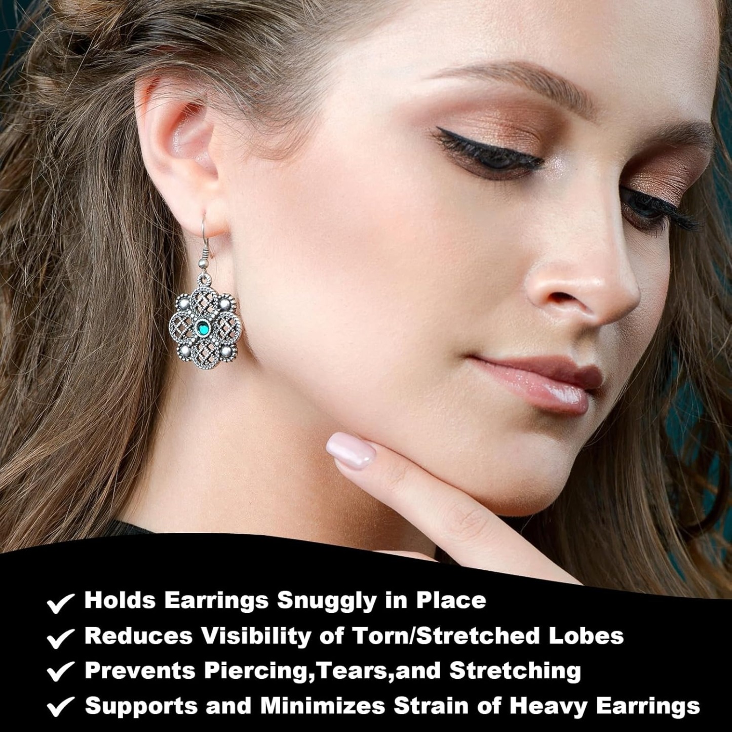 Clear Invisible Earlobe Protectors