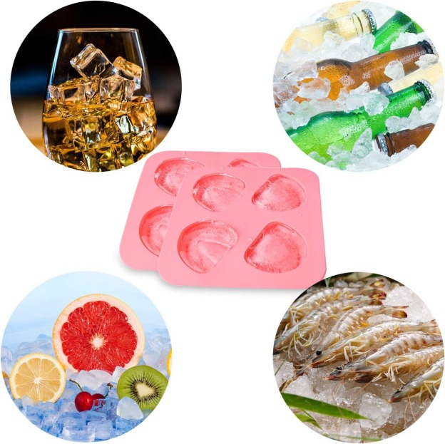 Smiley Denture Shape Ice Cube Tray Mold