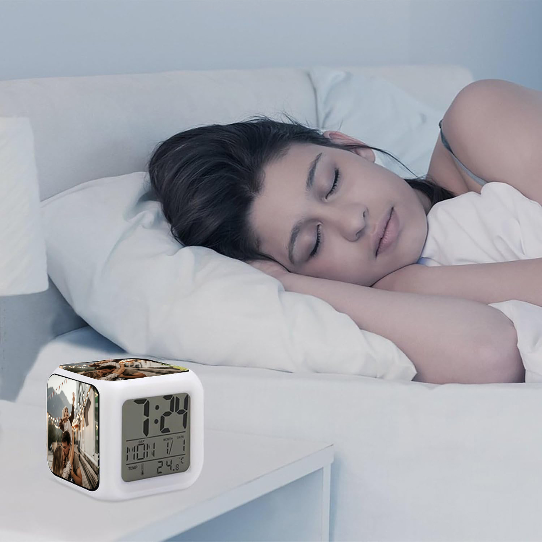 Personalised Photo Digital Alarm Clock