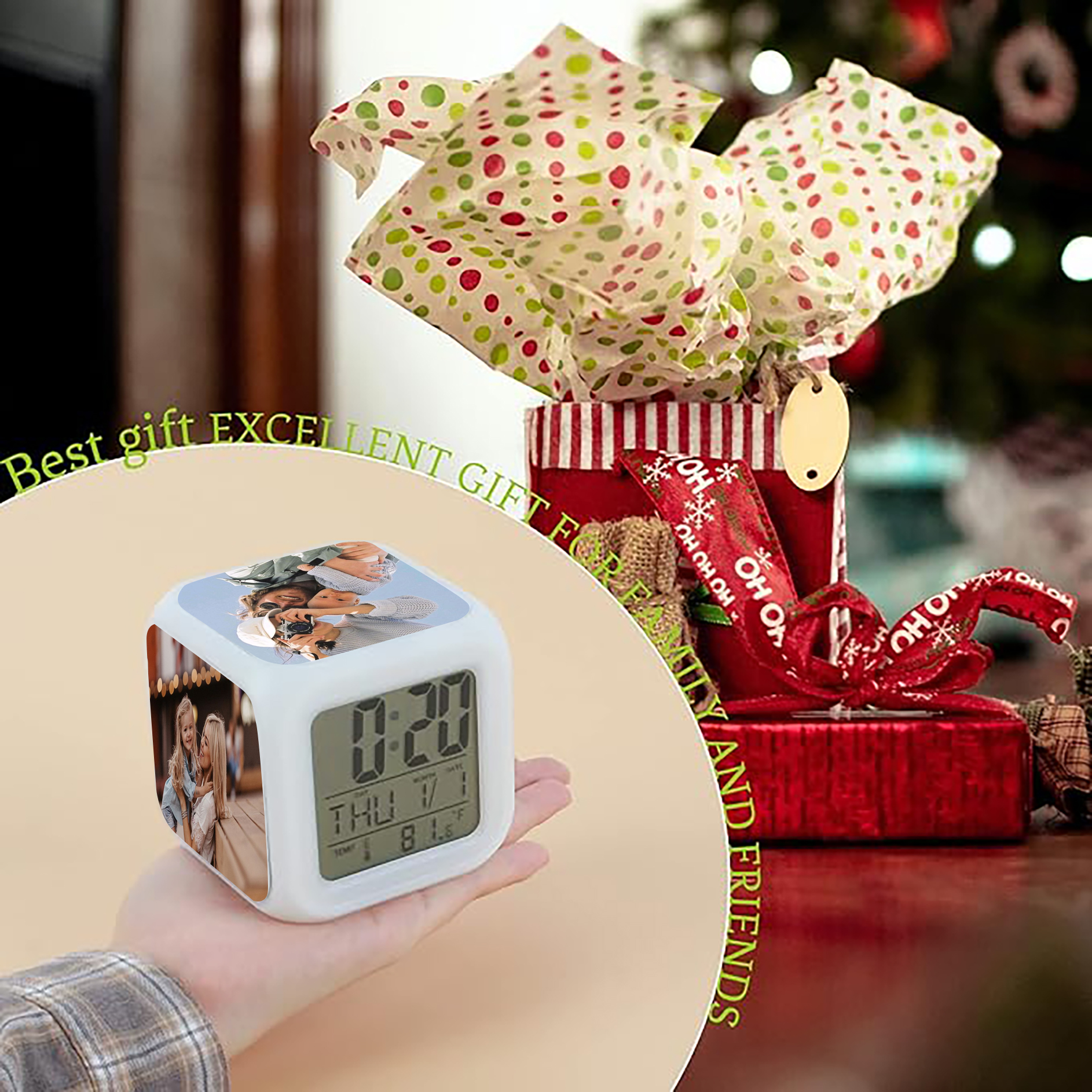 Personalised Photo Digital Alarm Clock