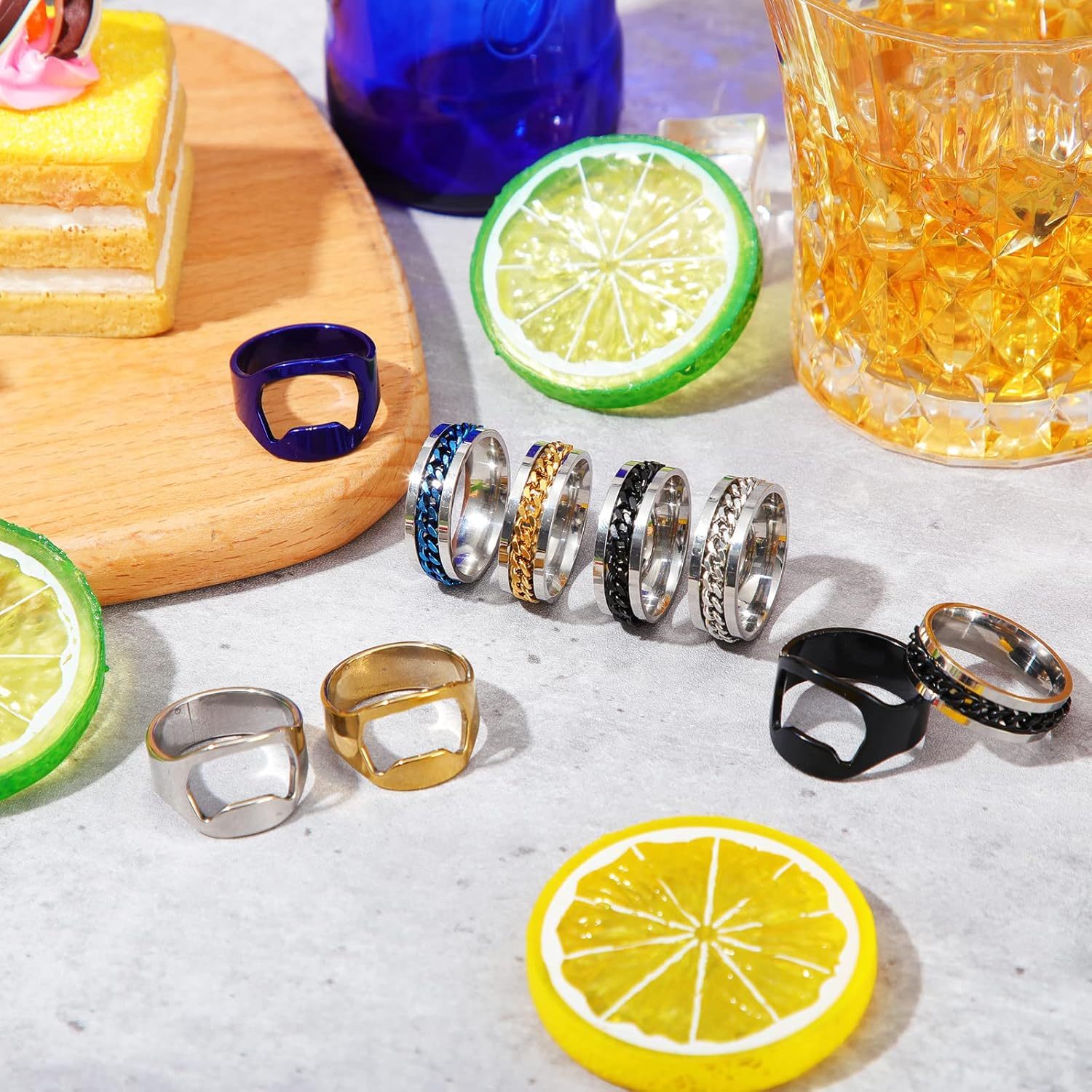 Rotating Beer Bottle Ring