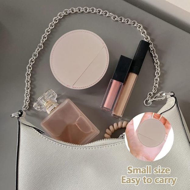 Exclusive mini wallet-style pocket mirror