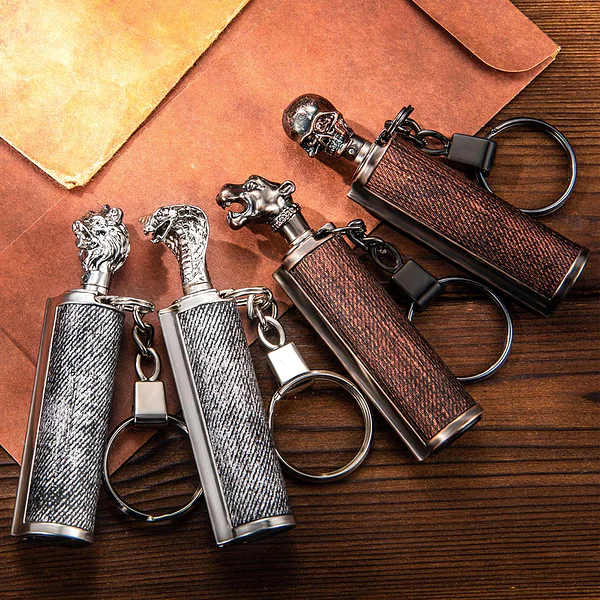 Personalized Dragon Breath Immortal Lighter Fire Starter Permanent Match Keychain Men's Birthday Gift