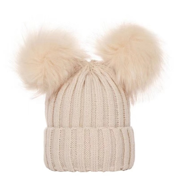 Personalized Embroidery Kid Pom Pom Hat and Scarf for Comfort & Unique 
