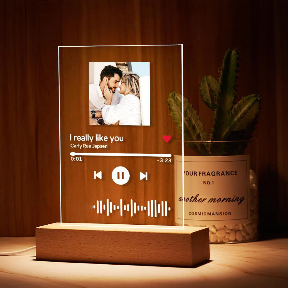 Custom Photo Music PlaqueNight Light*Best Seller*