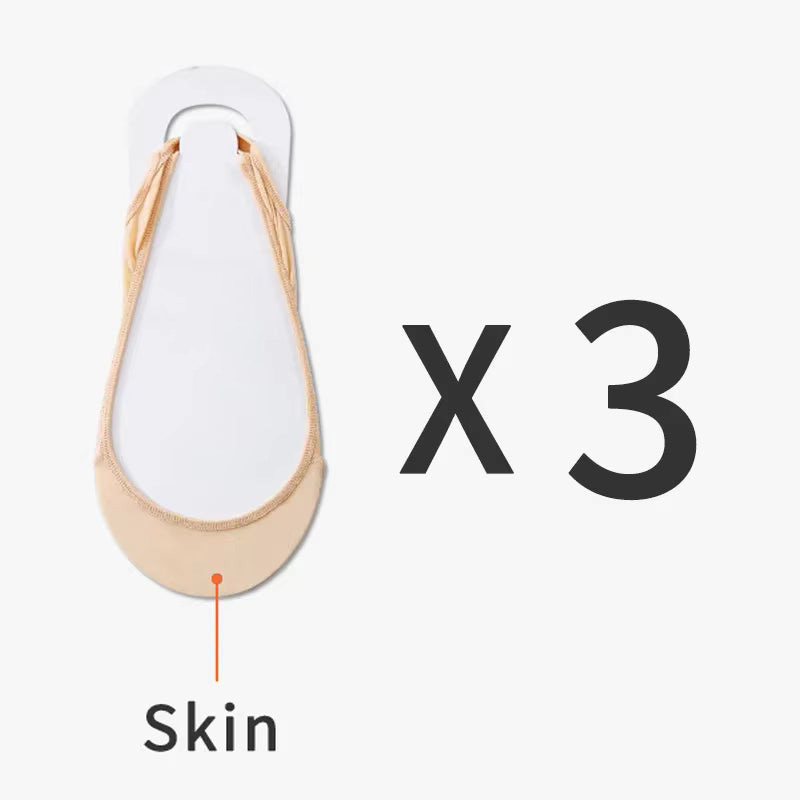 Anti-slip hollow invisible ice silk stockings