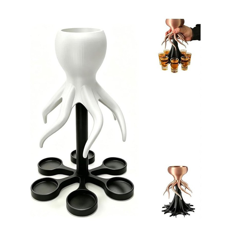 3D Printed Octopus-Shaped Beverage Dispenser