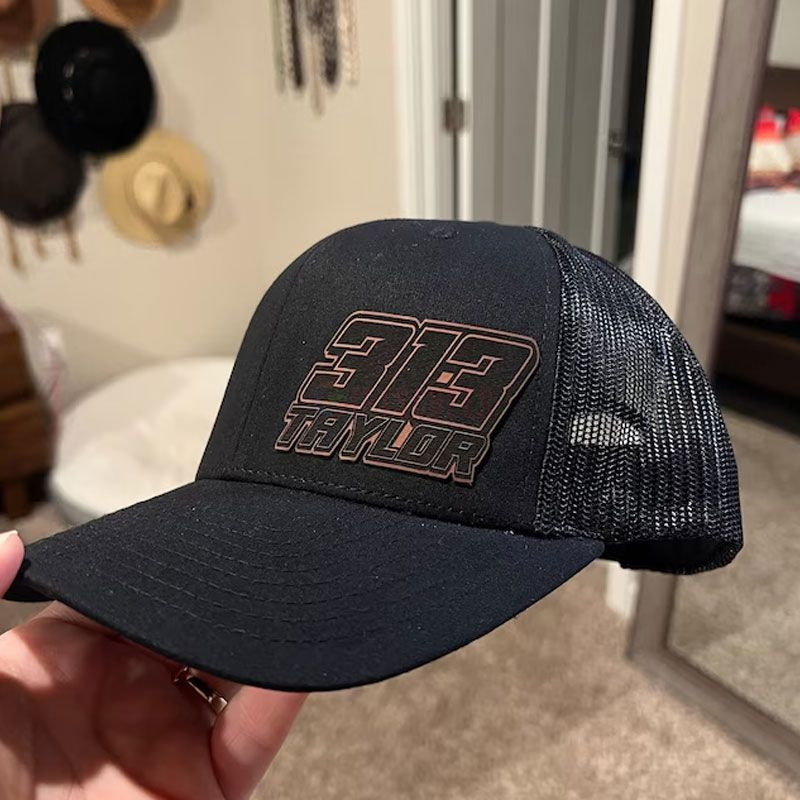 Personalized baseball caps for men and women, custom racing name caps with race name and number
