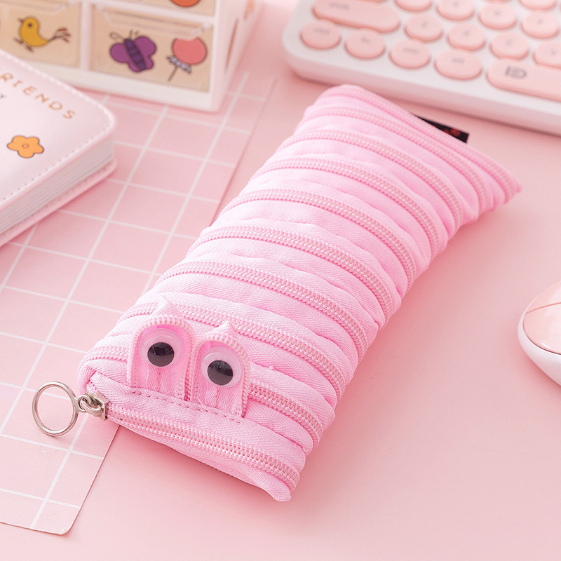 Creative Caterpillar Zipper Pencil Case