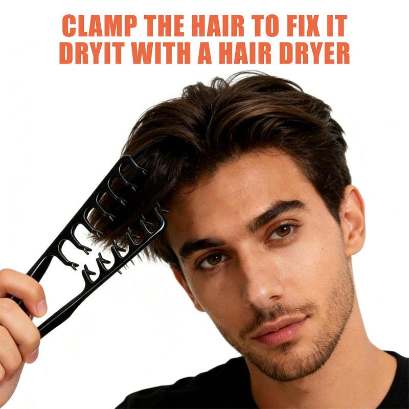 Men's Textured Multi-tooth Volumizing Styling Comb