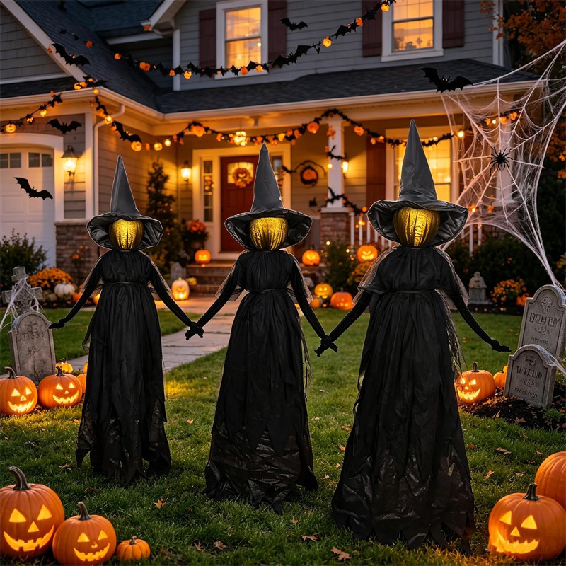 Halloween Glowing Witch Stake