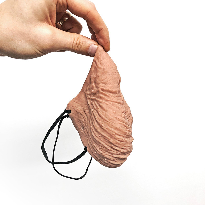 Funny realistic pattern face mask