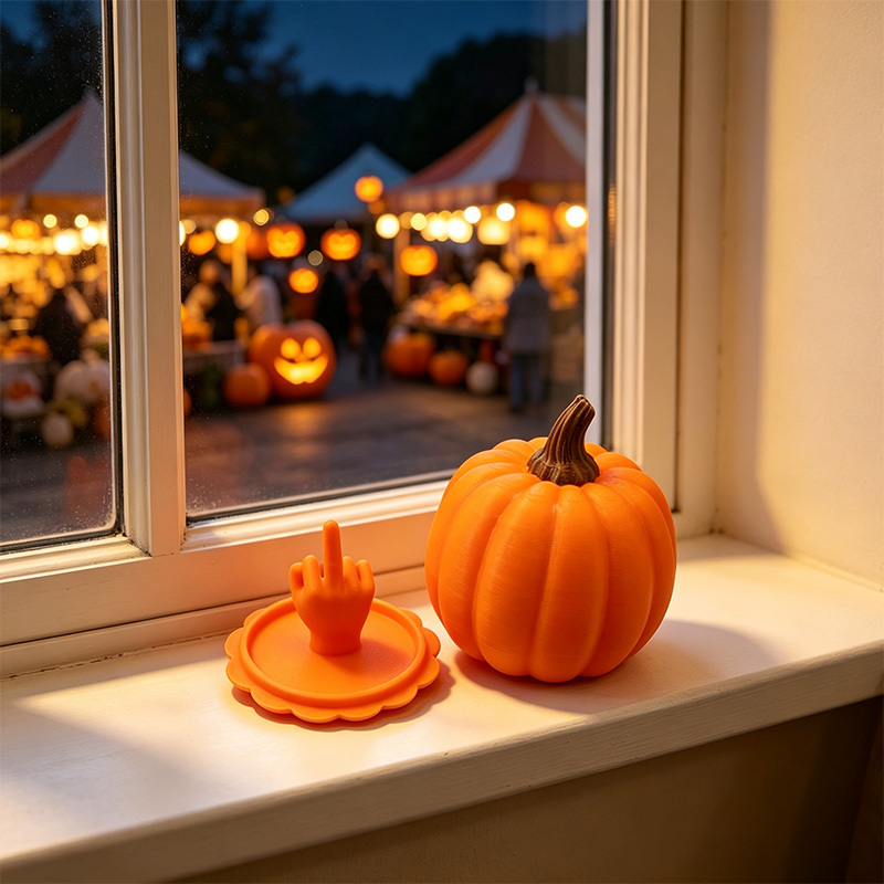 Fun Pumpkin Prank Ornament