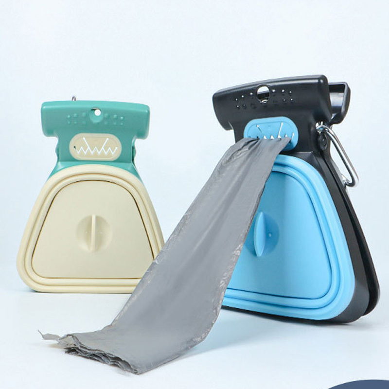 Portable pet poop collector