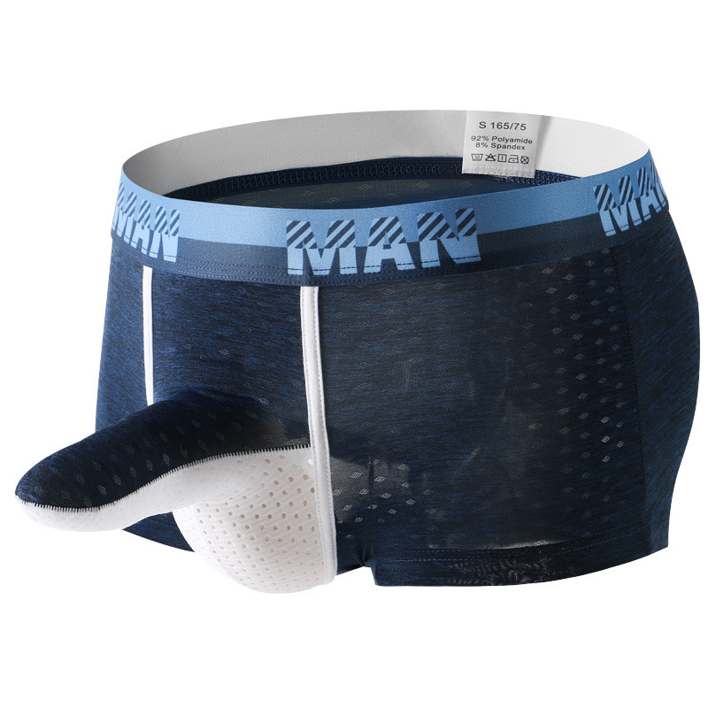 Men's breathable ice silk underwear