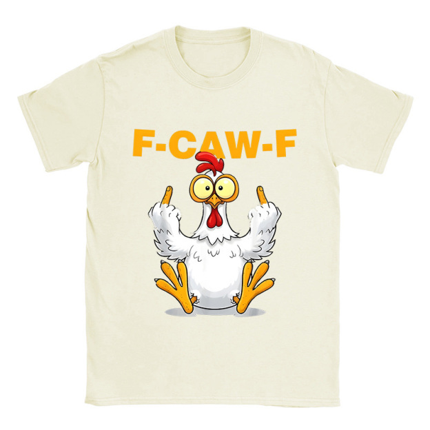 Crew neck combed cotton T-shirt