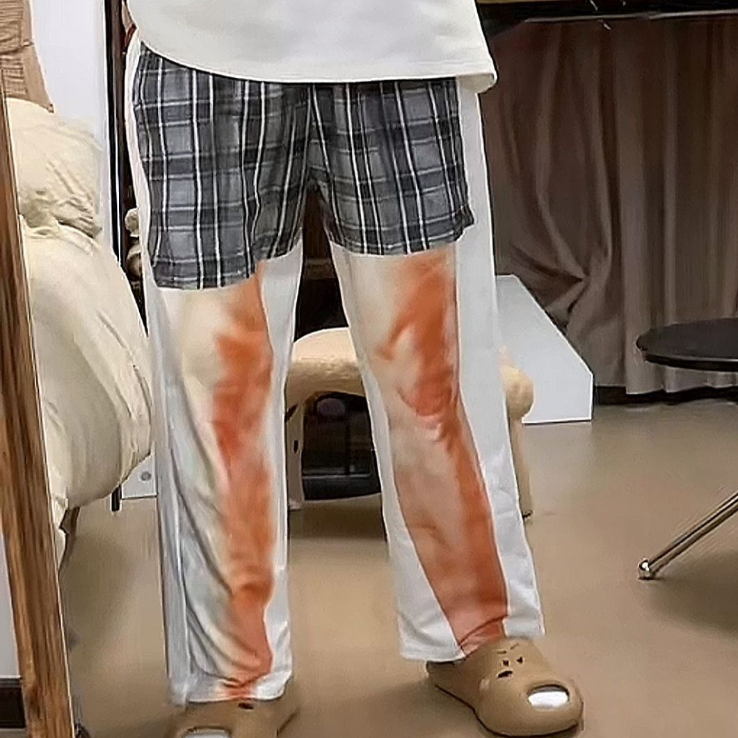 Fake two-piece sports pants