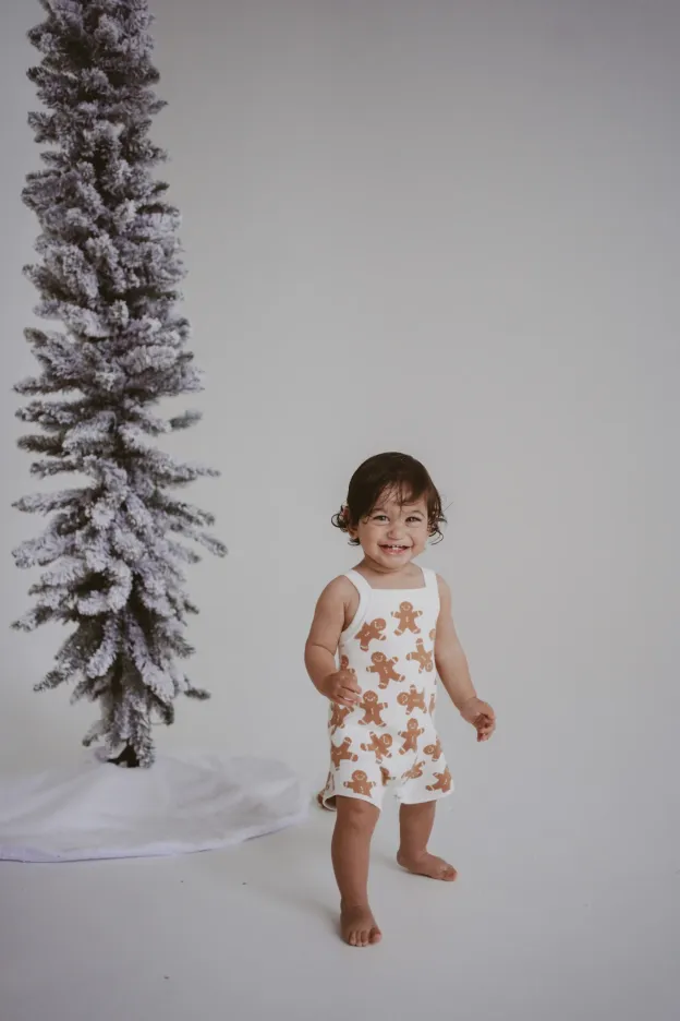 Gingerbread Knit Playsuit