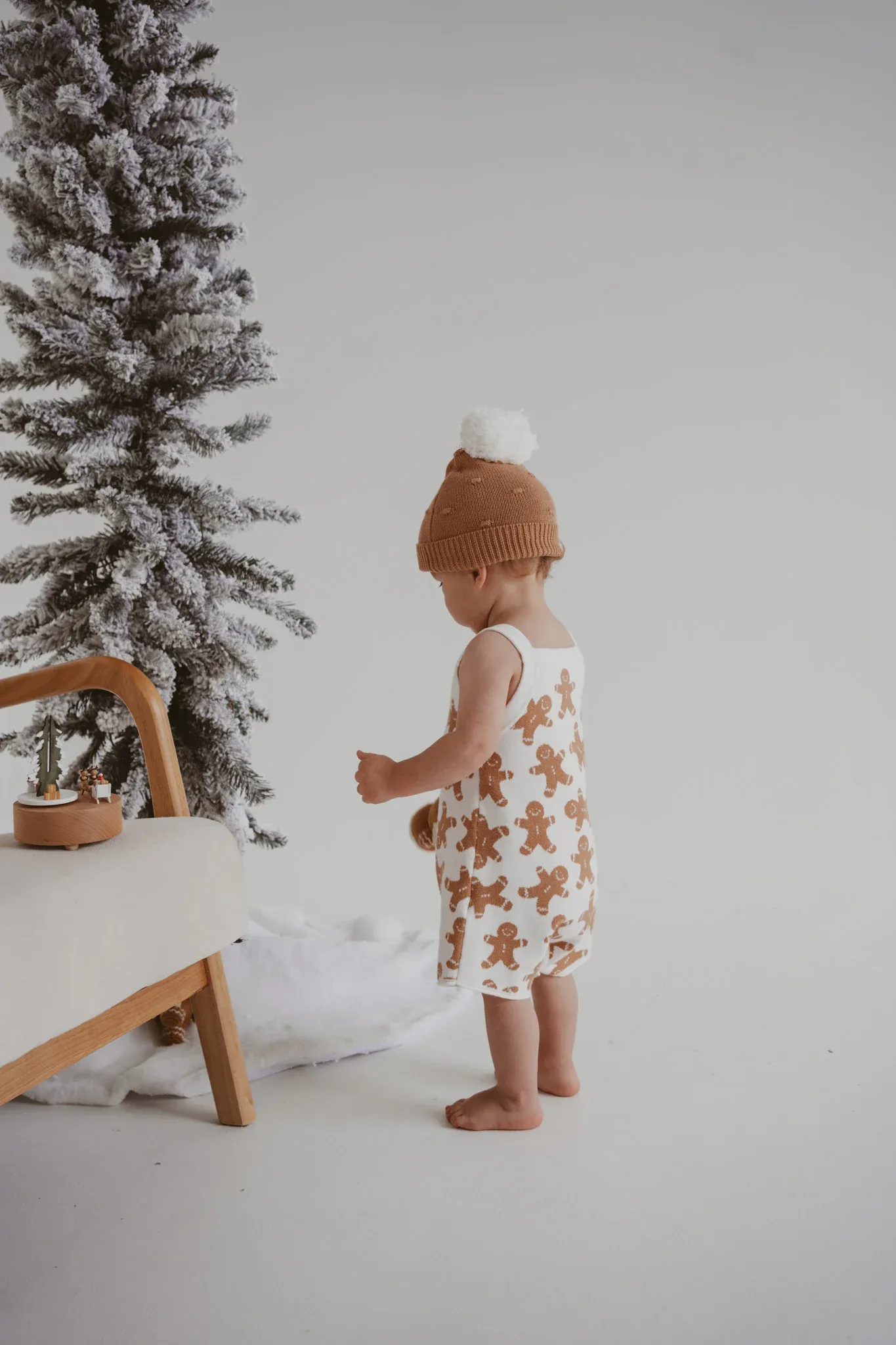 Gingerbread Knit Playsuit