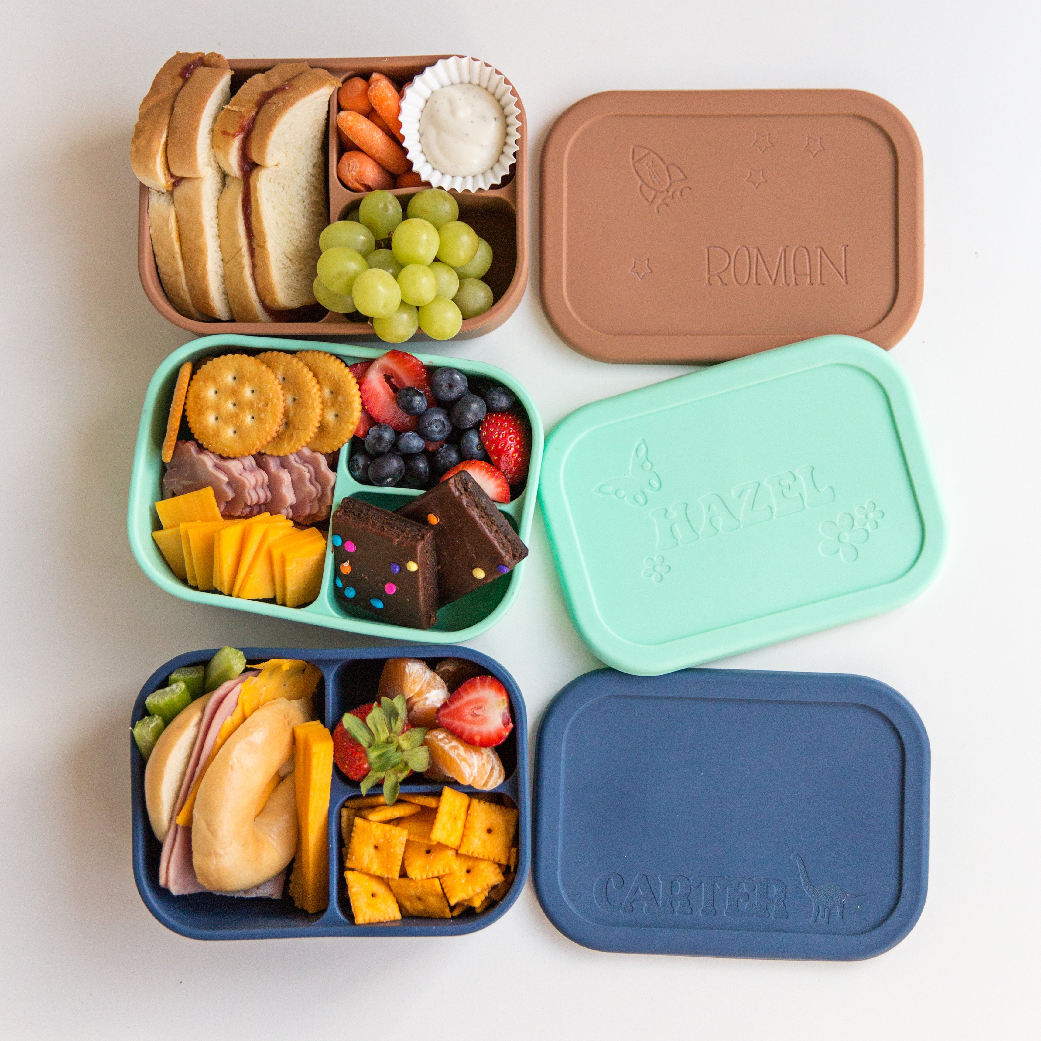 Custom Engraved Silicone Lunch Box