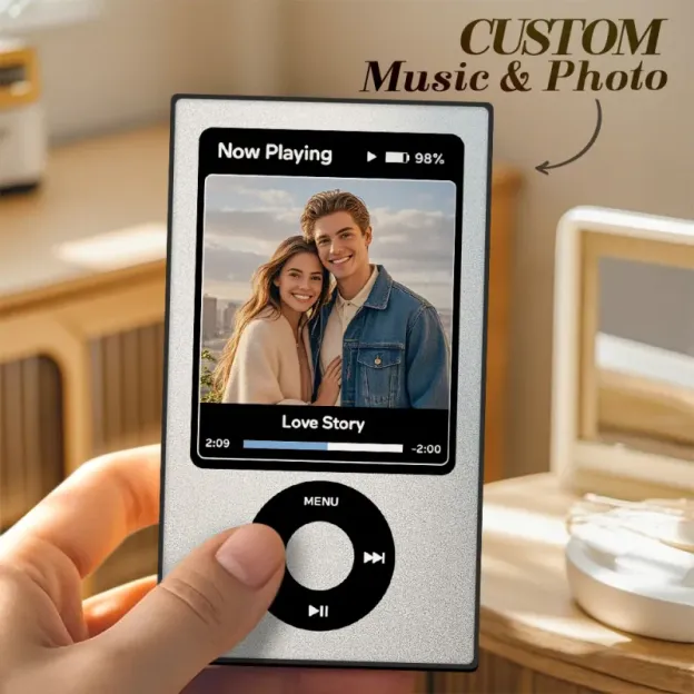 Customized Music Fridge Magnet Personalized Photo Fridge Magnet Can Play Songs and Adjust Volume