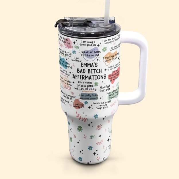 Funny Gift for Friends - Personalized Mug with Straw