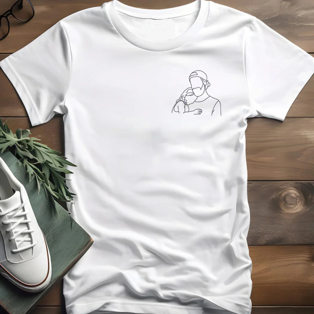 Custom embroidered T-shirt