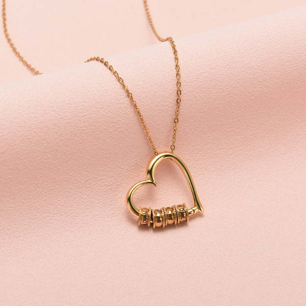 Heart of Our Family - Personalized Necklace with Luxury Forever Rose Box