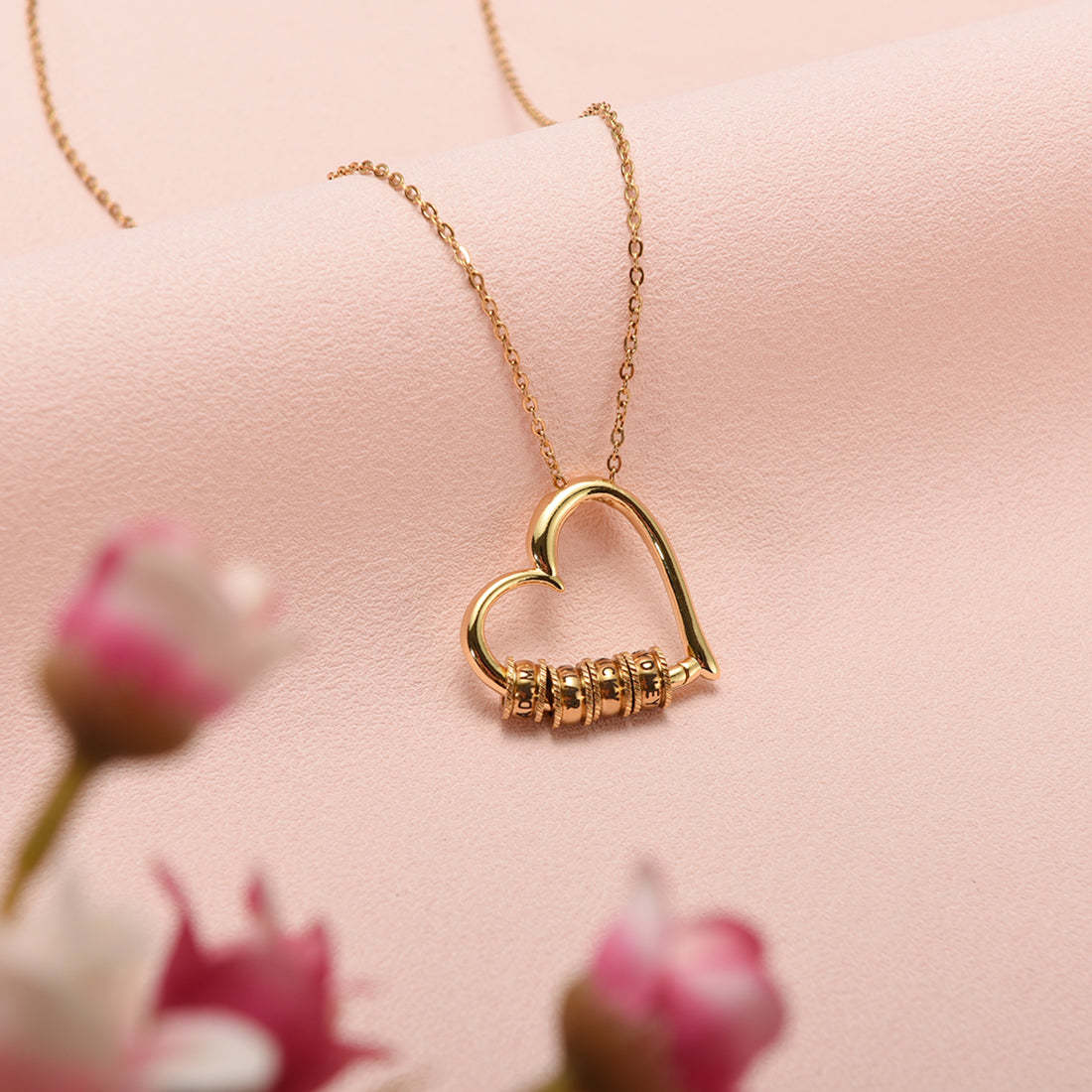 Heart of Our Family - Personalized Necklace with Luxury Forever Rose Box