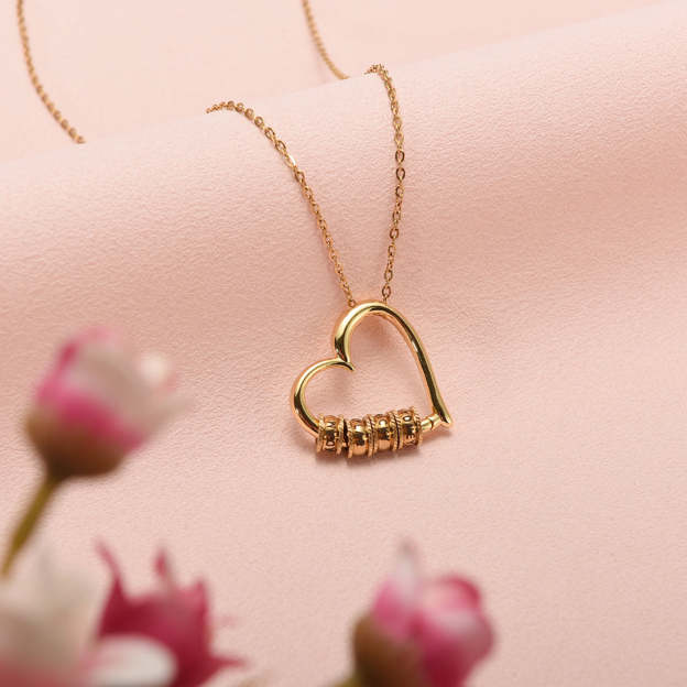 Heart of Our Family - Personalized Necklace with Luxury Forever Rose Box