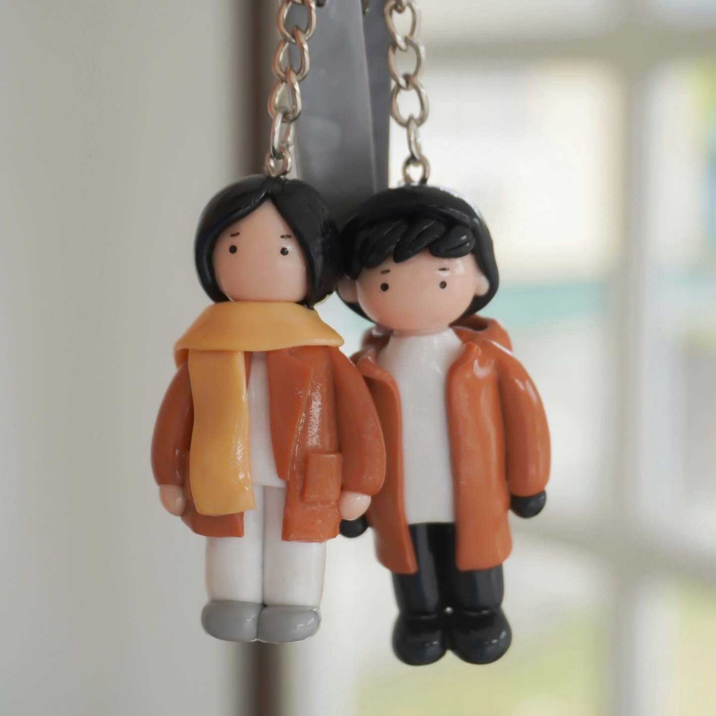 Personalized character keychain