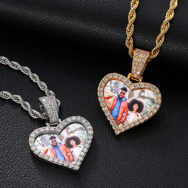 Memory Love Photo Frame Pendant