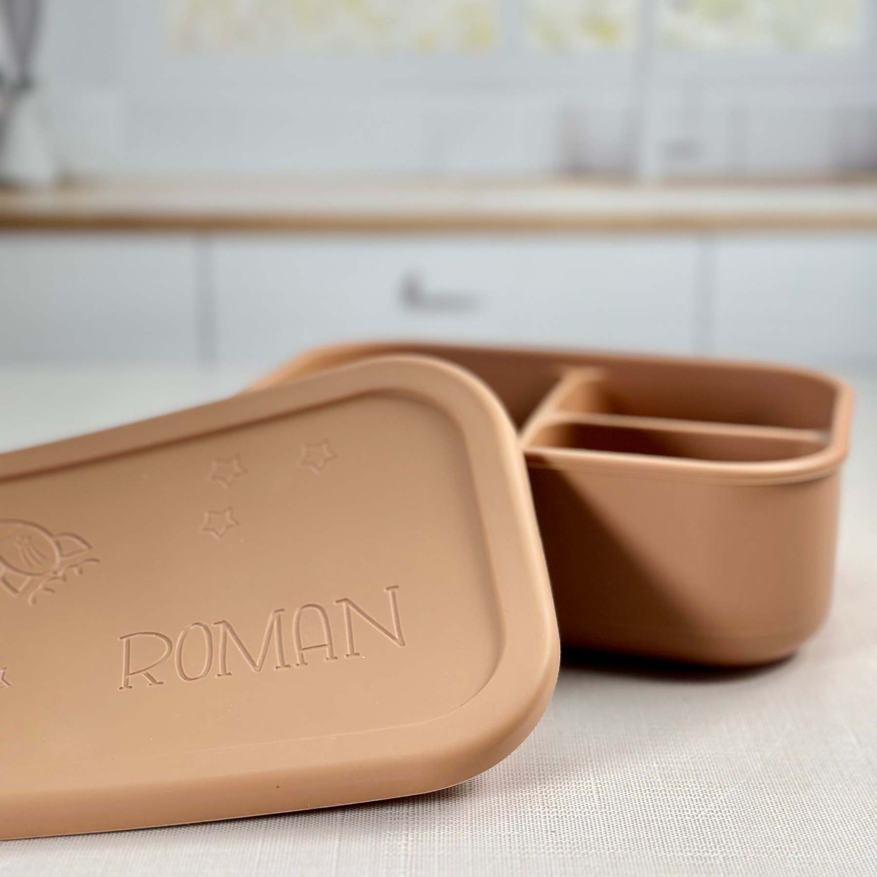 Custom Engraved Silicone Lunch Box